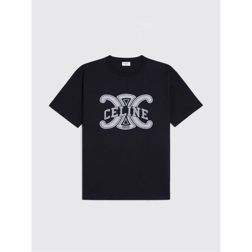 Celine T-Shirt Men Black